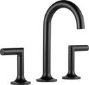 Brizo Matte Black Widespread Bathroom Sink Faucet (Handles Sold Separately) 