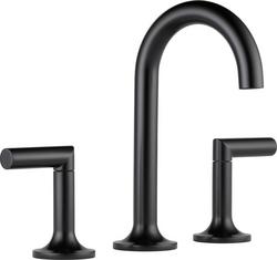 Two Handle Widespread Bathroom Sink Faucet in Matte Black (Handles Sold Separately)