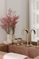 Brizo Brilliance Luxe Gold Two Handle Widespread Bathroom Sink Faucet 