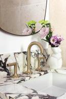 Brizo Brilliance Luxe Gold Two Handle Widespread Bathroom Sink Faucet 