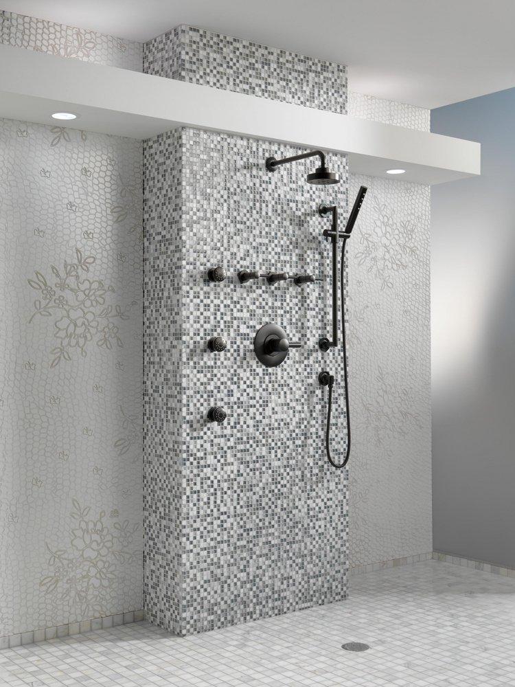 Brizo Matte Black Thermostatic Valve Trim (Handle Sold Separately) 