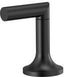 Widespread Bathroom Faucet Lever Handles in Matte Black