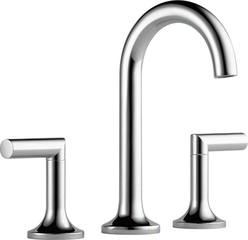 Brizo Chrome Widespread Bathroom Sink Faucet (Handles Sold Separately) 