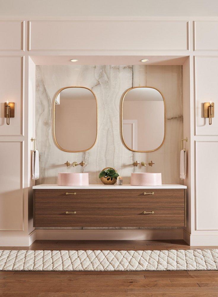 Brizo Luxe Gold/Wood Zinc Handle Kit 