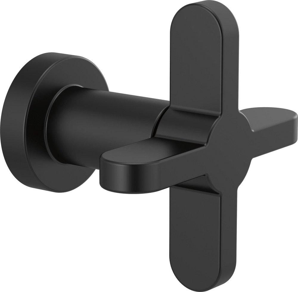 Brizo Matte Black Single Handle Bathtub & Shower Faucet (Trim Only) 
