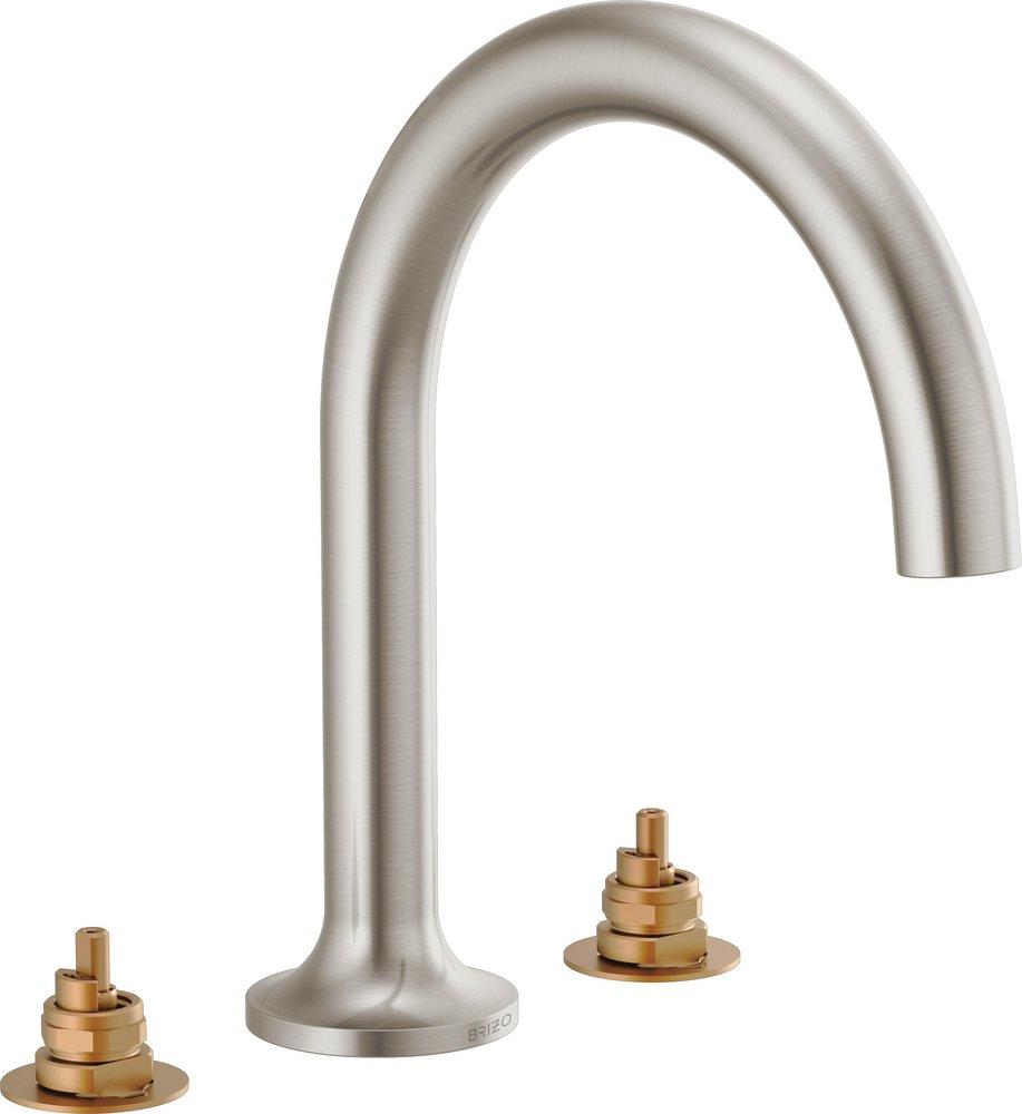 Two Handle Roman Tub Faucet in Brushed Nickel (Trim Only) (Handles Sold Separately) 