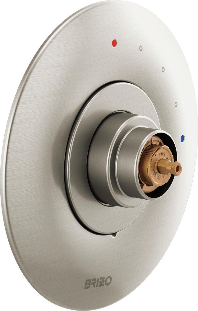 Brizo Brilliance&reg; Brushed Nickel Pressure Balancing Valve Trim (Handle Sold Separately) 