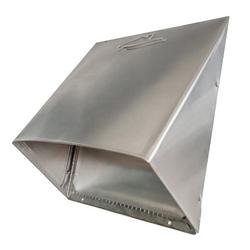 6 in. Dryer Vent Hood in Mill Aluminum