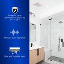 Panasonic White 50-80-110 CFM Ceiling Mount Ventilation Fan in White - 0.3-1.5 Sones 