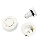 Brass Touch Toe Stopper in White