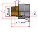 1 in. MPT x Socket Fusion PP-RCT Adapter
