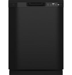 24 in. Front Control Dishwasher in Black