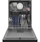 GE&reg; Black 24 in. Front Control Dishwasher 