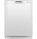 GE® White 24 in. Front Control Dishwasher