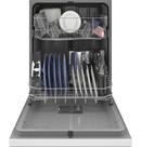 GE&reg; White 24 in. Front Control Dishwasher 