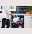 GE&reg; White 24 in. Front Control Dishwasher 