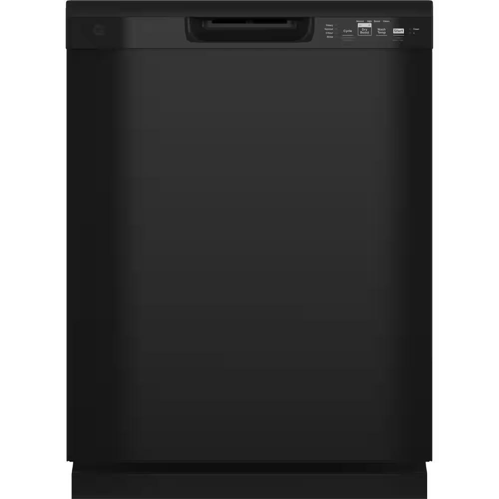 GE&reg; Black 23-3/4 in. Built-in Dishwasher 