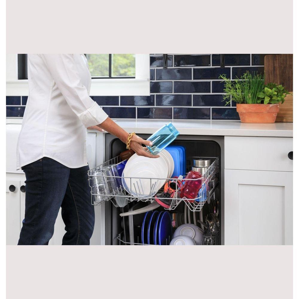 GE&reg; Stainless Steel 24 x 23-3/4 in. Dishwasher 