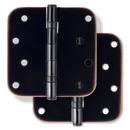 4 in. Steel Ball Bearing Door Hinge in Oil Rubbed Bronze (Pack of 2)