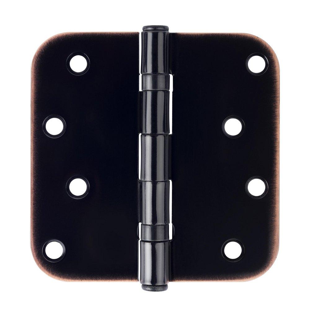 Westcraft Oil Rubbed Bronze 4 in. Steel Ball Bearing Door Hinge (Pack of 2) 