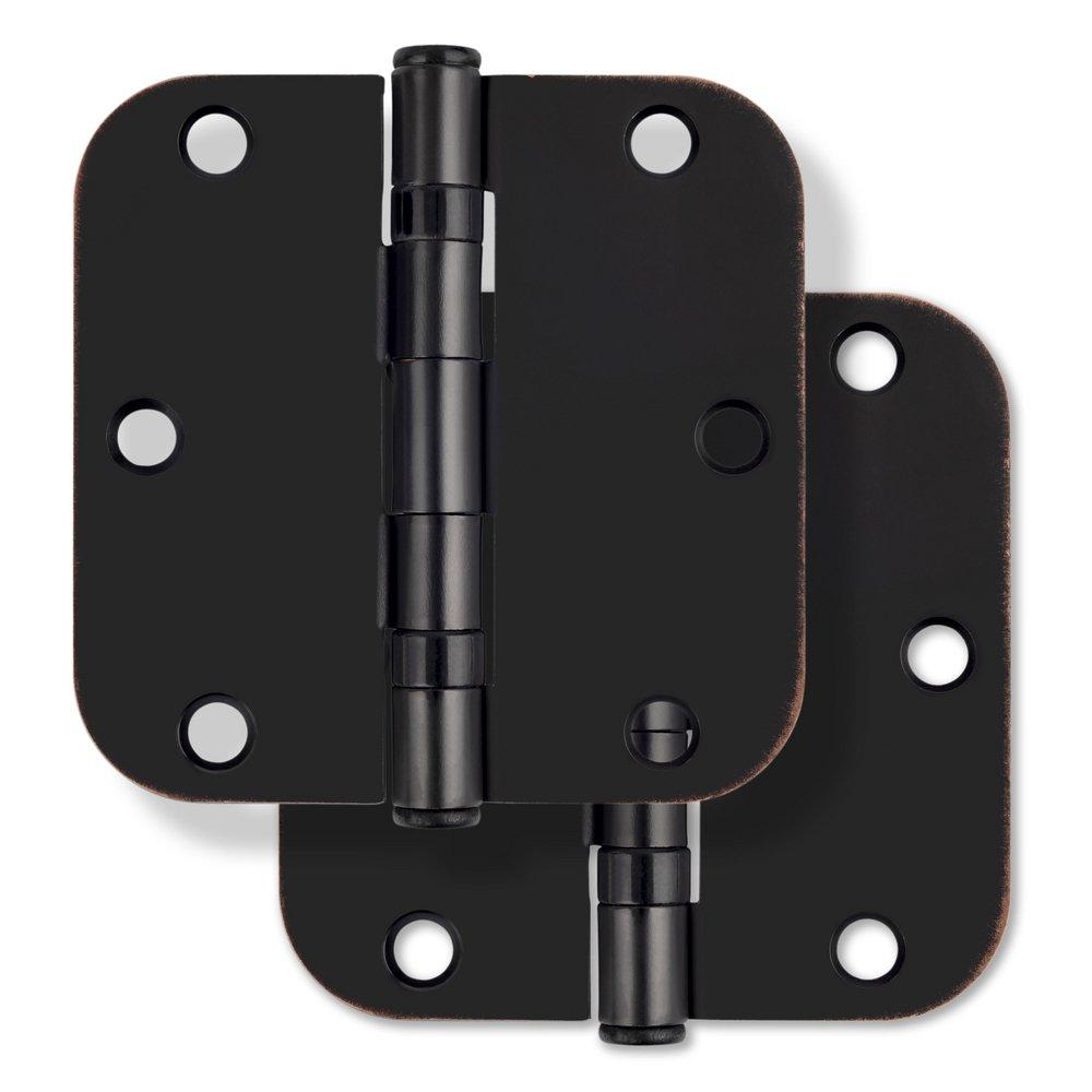 Westcraft Oil Rubbed Bronze 3-1/2 in. Steel Ball Bearing Door Hinge (Pack of 2) 