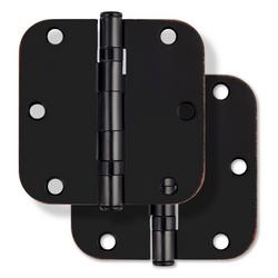 3-1/2 in. Steel Ball Bearing Door Hinge in Oil Rubbed Bronze (Pack of 2)