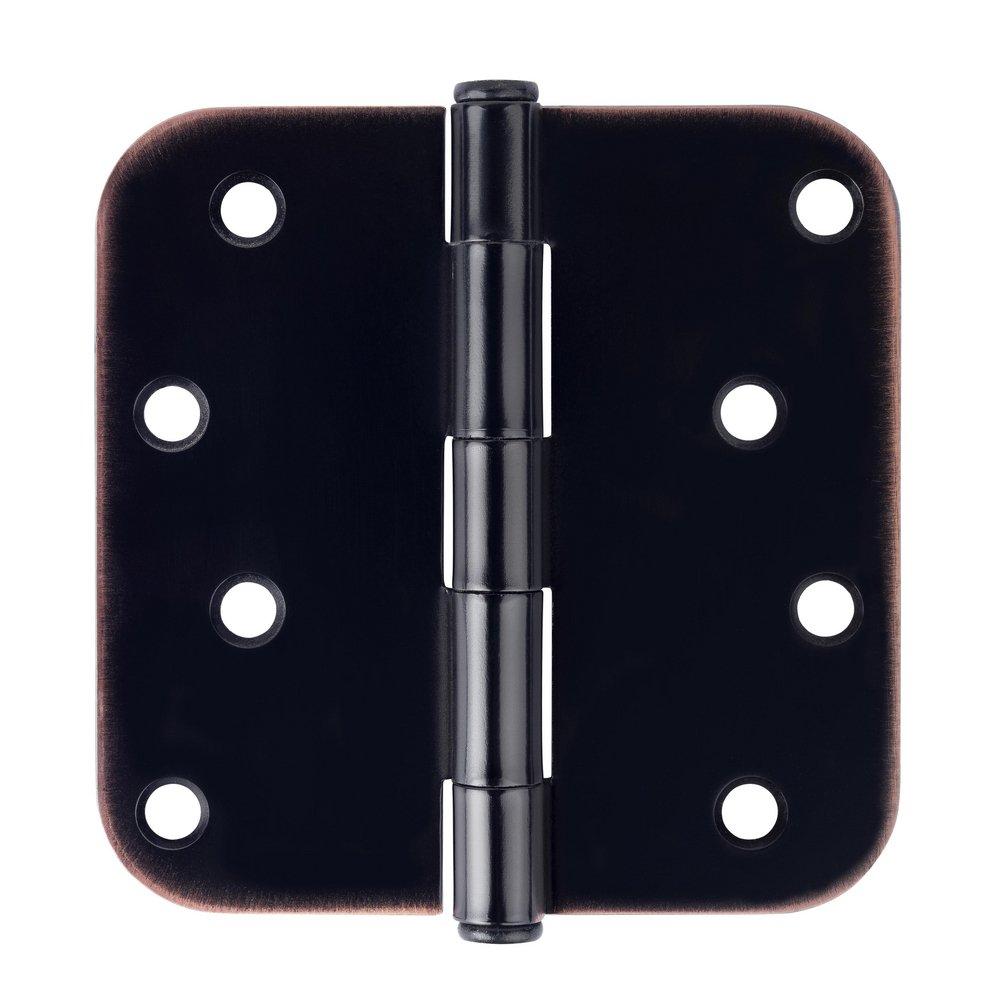 Westcraft Oil Rubbed Bronze 4 in. Steel Door Hinge (Pack of 2) 
