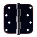 Westcraft Oil Rubbed Bronze 4 in. Steel Door Hinge (Pack of 2) 