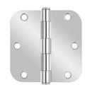 Westcraft Polished Chrome 3-1/2 in. Steel Door Hinge (Pack of 2) 