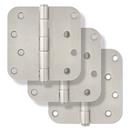 Westcraft Satin Nickel 4 in. Steel Door Hinge (Pack of 3) 