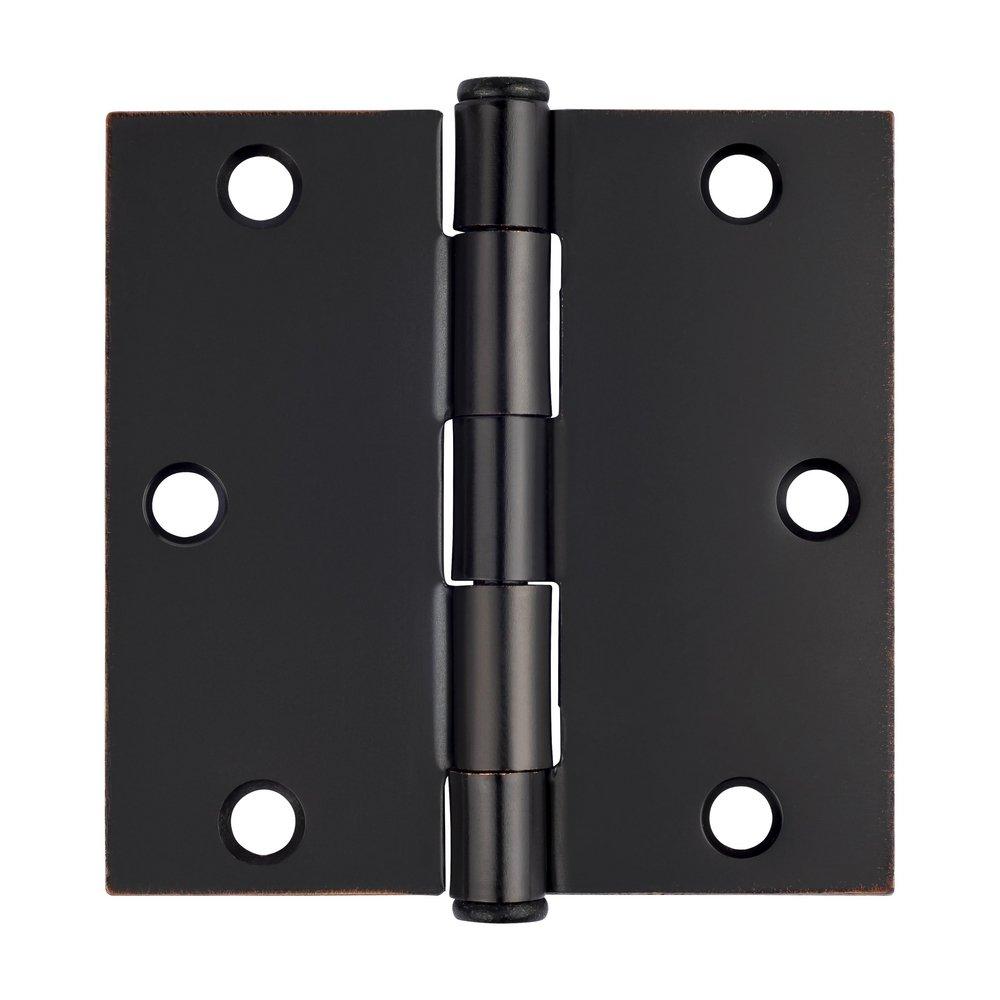 Westcraft Oil Rubbed Bronze 3-1/2 in. Steel Door Hinge (Pack of 3) 