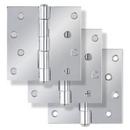 Westcraft Polished Chrome 4 in. Steel Door Hinge (Pack of 2) 