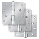 Westcraft Polished Chrome 4 in. Steel Door Hinge (Pack of 2) 