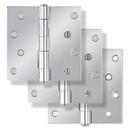 4 in. Steel Door Hinge in Polished Chrome (Pack of 2)