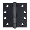 Westcraft Matte Black 4 in. Steel Door Hinge (Pack of 3) 