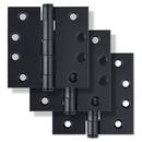 Westcraft Matte Black 4 in. Steel Door Hinge (Pack of 3) 