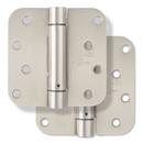 Westcraft Satin Nickel 4 in. Steel Spring Door Hinge (Pack of 2) 