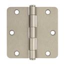 Westcraft Satin Nickel 3-1/2 in. Steel Door Hinge (Pack of 3) 