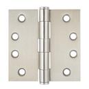 Westcraft Satin Nickel 4 in. Steel Door Hinge (Pack of 3) 
