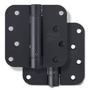 Westcraft Matte Black 4 in. Steel Spring Door Hinge (Pack of 2) 