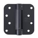 Westcraft Matte Black 4 in. Steel Spring Door Hinge (Pack of 2) 