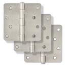 Westcraft Satin Nickel 4 in. Steel Door Hinge (Pack of 3) 