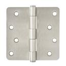 Westcraft Satin Nickel 4 in. Steel Door Hinge (Pack of 3) 