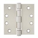 Westcraft Satin Nickel 4 in. Steel Ball Bearing Door Hinge (Pack of 2) 