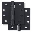 Westcraft Matte Black 4 in. Steel Ball Bearing Door Hinge (Pack of 2) 