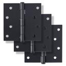 4 in. Steel Door Hinge in Matte Black (Pack of 2)