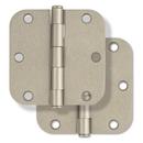 Westcraft Satin Nickel 3-1/2 in. Steel Door Hinge (Pack of 2)