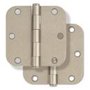 Westcraft Satin Nickel 3-1/2 in. Steel Door Hinge (Pack of 2) 