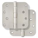 Westcraft Satin Nickel 4 in. Steel Door Hinge (Pack of 2) 