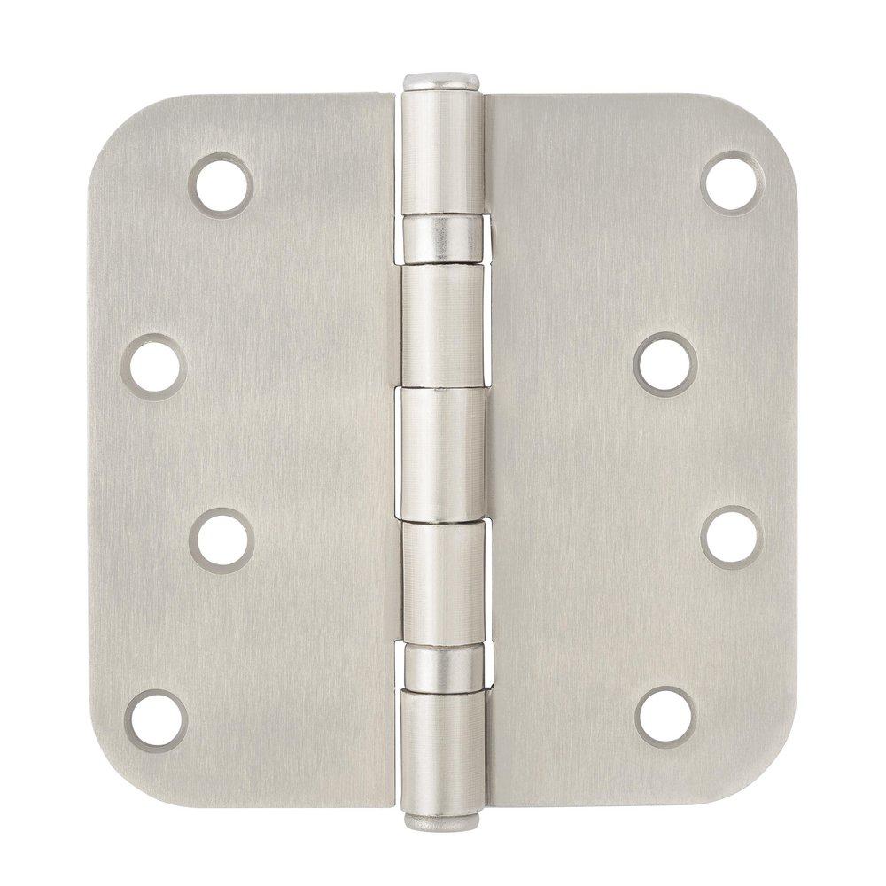 Westcraft Satin Nickel 4 in. Steel Ball Bearing Door Hinge (Pack of 2) 